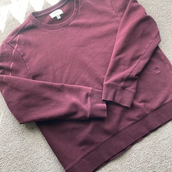 Club Monaco burgundy Crewneck sweatshirt - Picture 4 of 4
